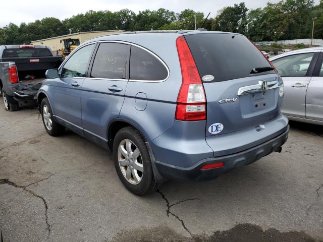 JHLRE48727C031120 - 2007 HONDA CR-V EXL BLUE photo 2