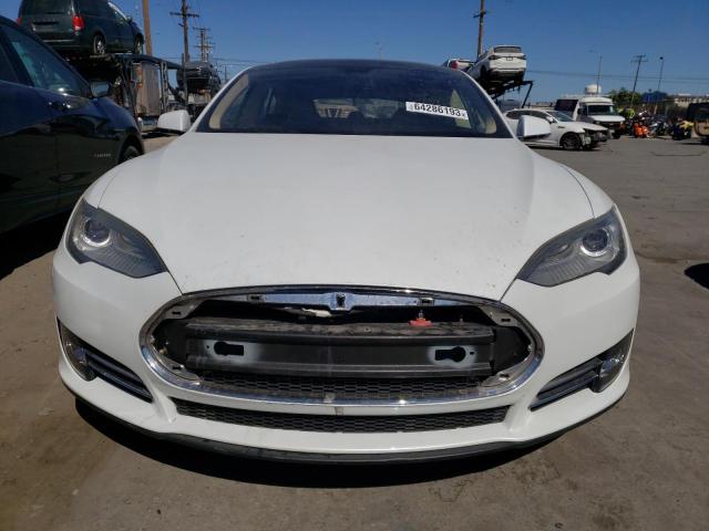 5YJSA1DN6CFP02928 - 2012 TESLA MODEL S Սպիտակ լուսանկար 5