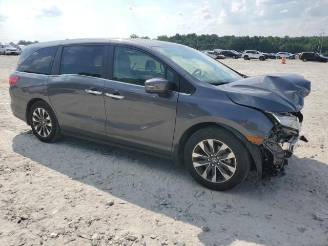 5FNRL6H68RB056311 - 2024 HONDA ODYSSEY EXL GRAY photo 4