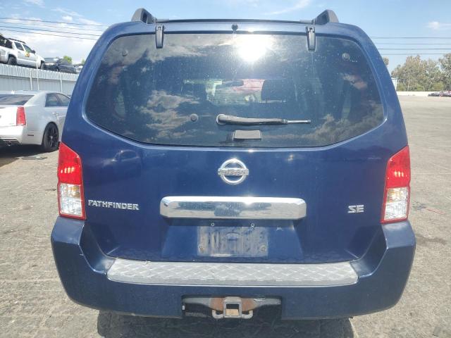 5N1AR18W46C611404 - 2006 NISSAN PATHFINDER LE BLUE photo 6
