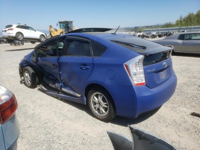 JTDKN3DU9A0150960 - 2010 TOYOTA PRIUS BLUE photo 2