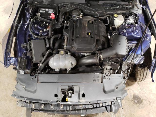 1FA6P8TH2L5169326 - 2020 FORD MUSTANG BLUE photo 11