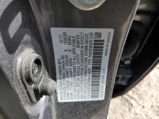 2HGFC2F84MH544207 - 2021 HONDA CIVIC SPORT 灰色 照片 13