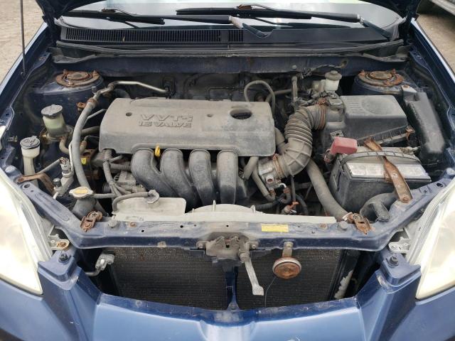 2T1KR32E06C588599 - 2006 TOYOTA COROLLA MA XR BLUE photo 11