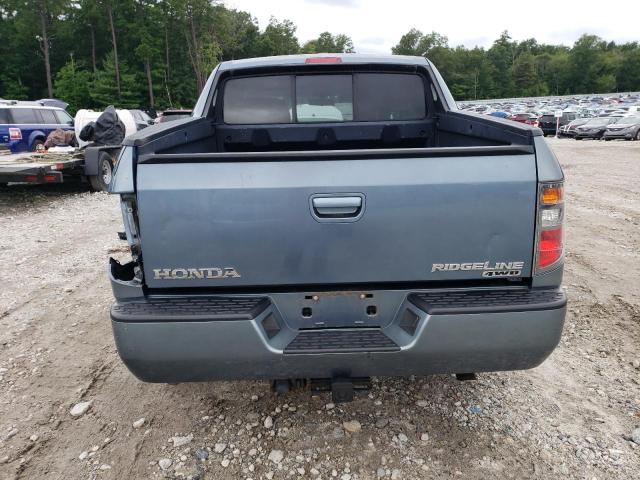 2HJYK16528H520922 - 2008 HONDA RIDGELINE RTL BLUE photo 6