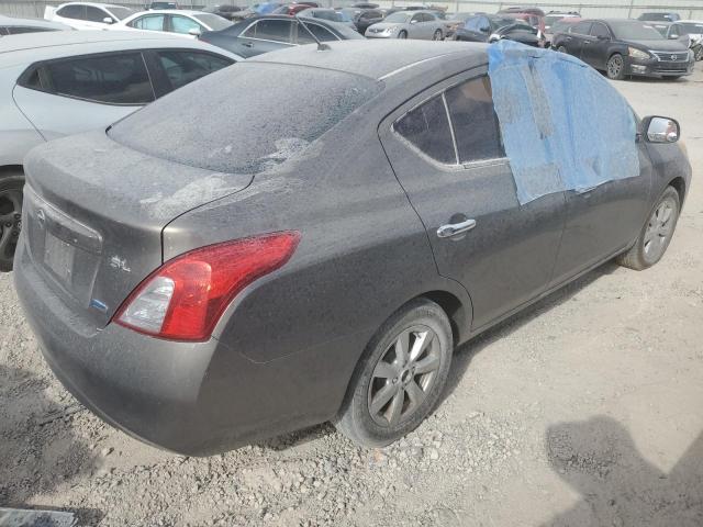 3N1CN7AP3CL818979 - 2012 NISSAN VERSA S GRAY photo 3