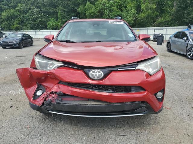 JTMWFREVXHJ145604 - 2017 TOYOTA RAV4 XLE RED photo 5