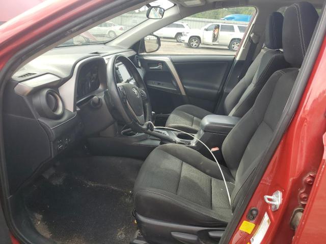 JTMWFREVXHJ145604 - 2017 TOYOTA RAV4 XLE RED photo 7