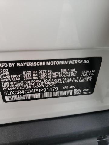 5UXCR4C04P9P91479 - 2023 BMW X5 SDRIVE 40I WHITE photo 13