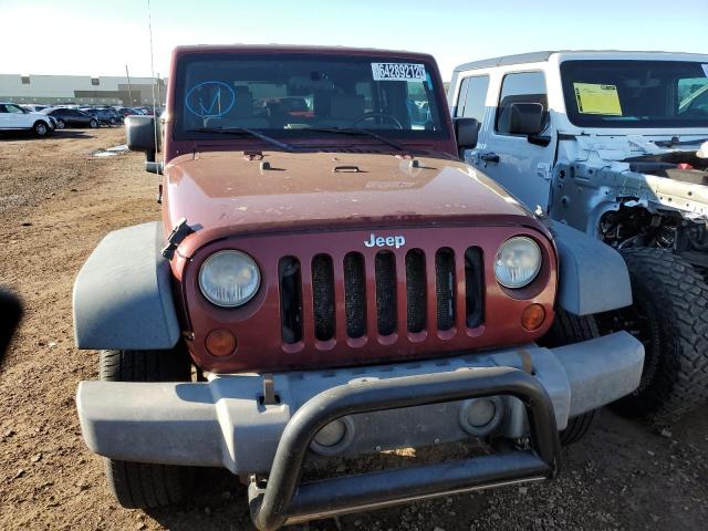 1J4GA39108L547296 - 2008 JEEP WRANGLER U X BURGUNDY photo 5