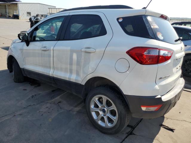 MAJ6P1UL1JC201279 - 2018 FORD ECOSPORT SE WHITE photo 2