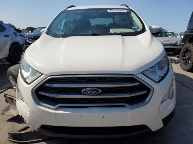 MAJ6P1UL1JC201279 - 2018 FORD ECOSPORT SE WHITE photo 5