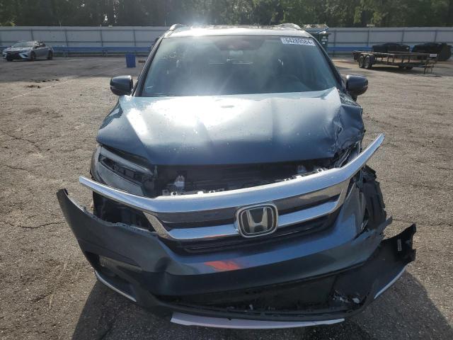 5FNYF5H98MB025947 - 2021 HONDA PILOT TOURING BLUE photo 5