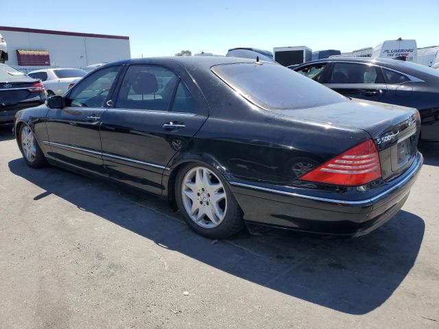 WDBNG75J13A317911 - 2003 MERCEDES-BENZ S 500 BLACK photo 2