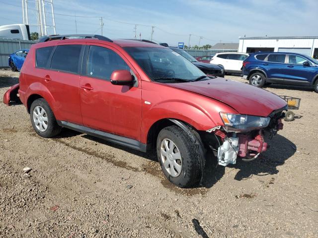 JA4AS2AW1CU020553 - 2012 MITSUBISHI OUTLANDER ES أحمر صورة 4