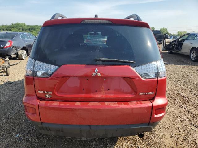 JA4AS2AW1CU020553 - 2012 MITSUBISHI OUTLANDER ES أحمر صورة 6