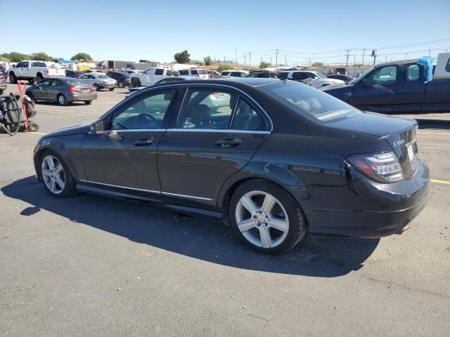 WDDGF8BBXBR159557 - 2011 MERCEDES-BENZ C 300 4MATIC BLACK photo 2