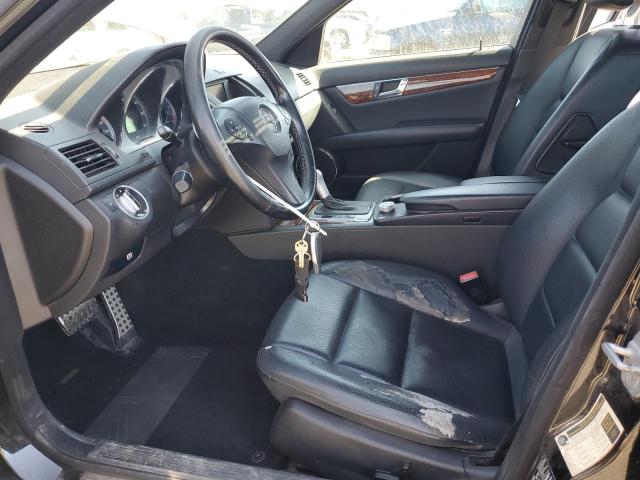 WDDGF8BBXBR159557 - 2011 MERCEDES-BENZ C 300 4MATIC BLACK photo 7