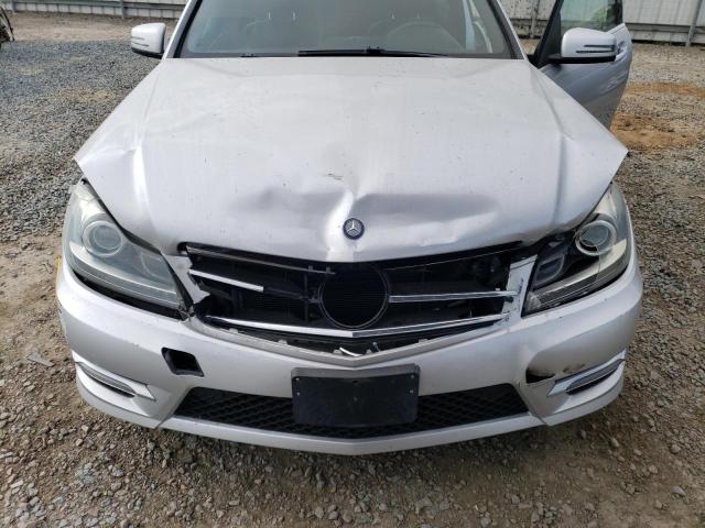 WDDGF4HB6EG217230 - 2014 MERCEDES-BENZ C 250 SILVER photo 11