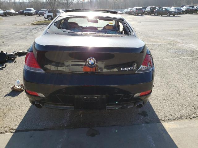 WBAEH13537CR52590 - 2007 BMW 650 I BLACK photo 6