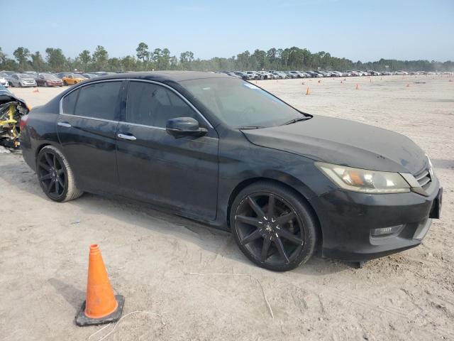 1HGCR3F86DA017825 - 2013 HONDA ACCORD EXL BLACK photo 4