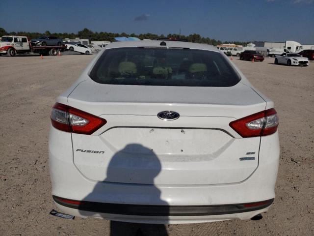 3FA6P0HD4ER224415 - 2014 FORD FUSION SE WHITE photo 6