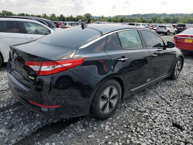 KNAGM4ADXD5058859 - 2013 KIA OPTIMA HYBRID BLACK photo 3