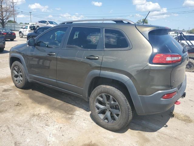 1C4PJMBS3FW642350 - 2015 JEEP CHEROKEE TRAILHAWK GREEN photo 2