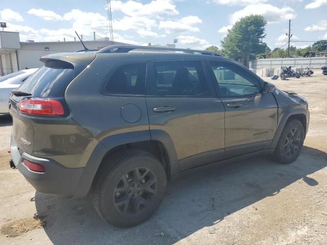1C4PJMBS3FW642350 - 2015 JEEP CHEROKEE TRAILHAWK GREEN photo 3