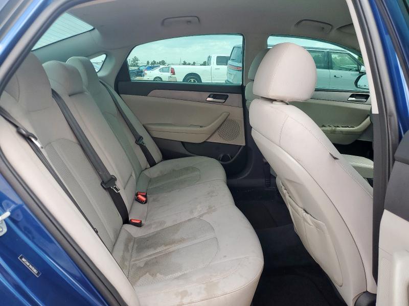 5NPE24AF7KH765853 - 2019 HYUNDAI SONATA SE BLUE photo 10