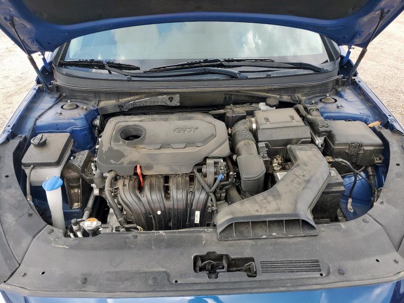 5NPE24AF7KH765853 - 2019 HYUNDAI SONATA SE BLUE photo 11