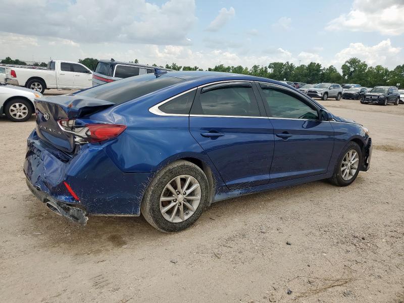 5NPE24AF7KH765853 - 2019 HYUNDAI SONATA SE BLUE photo 3