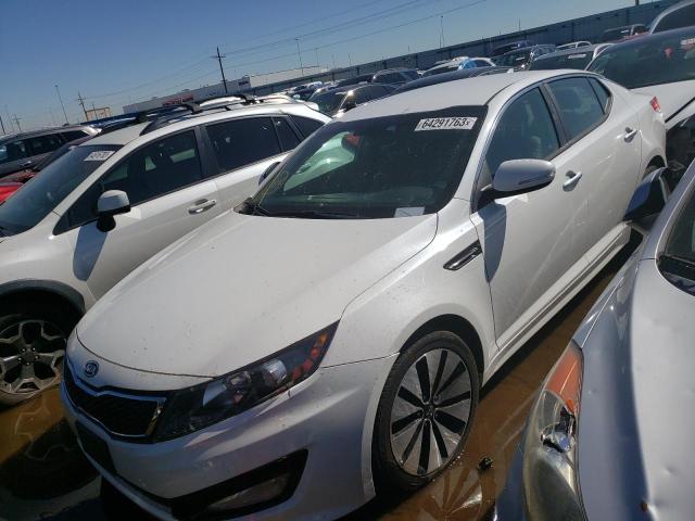 5XXGR4A60CG031573 - 2012 KIA OPTIMA SX WHITE photo 1