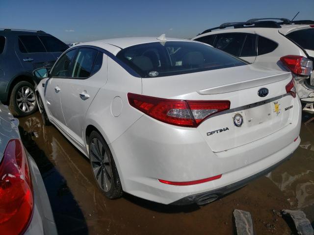 5XXGR4A60CG031573 - 2012 KIA OPTIMA SX WHITE photo 2