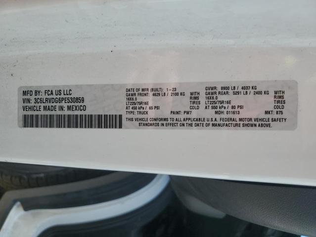 3C6LRVDG6PE530859 - 2023 RAM PROMASTER 2500 HIGH 白色 照片 12