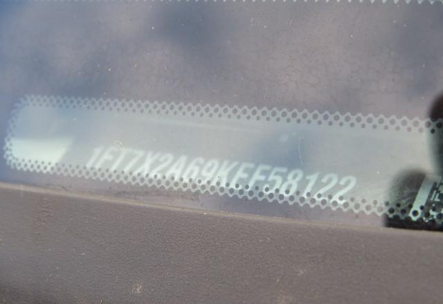 1FT7X2A69KEF58122 - 2019 FORD F250 SUPER DUTY თეთრი ფოტო 10