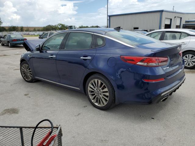 5XXGV4L21KG301530 - 2019 KIA OPTIMA SXL BLUE photo 2