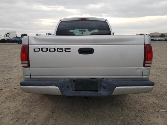 1B7HL38N22S521868 - 2002 DODGE DAKOTA QUAD SPORT SILVER photo 6