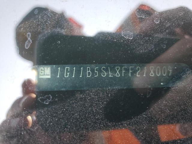 1G11B5SL8FF218009 - 2015 CHEVROLET MALIBU LS BLACK photo 12