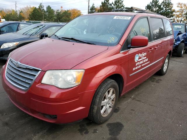 2A4RR5D17AR109134 - 2010 CHRYSLER TOWN & COU TOURING 红色 照片 2