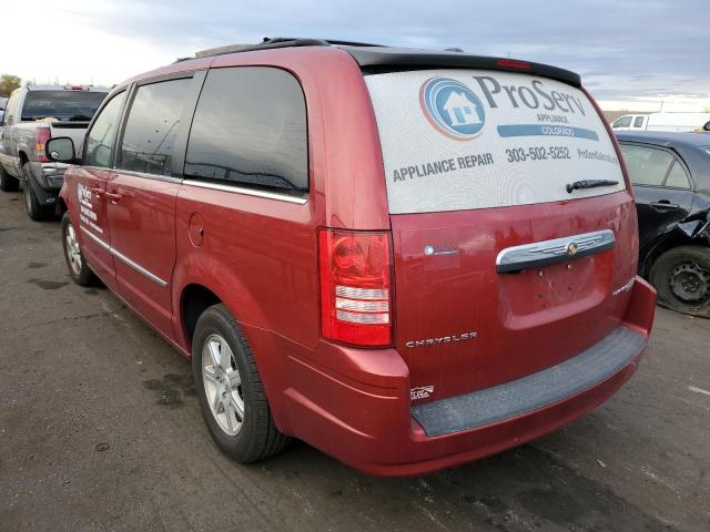 2A4RR5D17AR109134 - 2010 CHRYSLER TOWN & COU TOURING RED photo 3