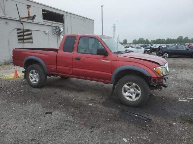 5TESM92N84Z442234 - 2004 TOYOTA TACOMA XTRACAB PRERUNNER წითელი ფოტო 4