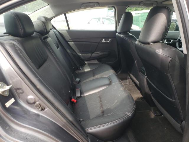 19XFB2F94DE089784 - 2013 HONDA CIVIC EXL ნაცრისფერი ფოტო 10