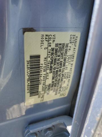 3N1BC1CP9BL485875 - 2011 NISSAN VERSA S BLUE photo 12