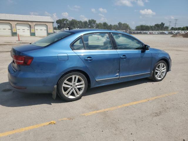 3VWL17AJ2HM316077 - 2017 VOLKSWAGEN JETTA SEL BLUE photo 3
