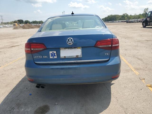 3VWL17AJ2HM316077 - 2017 VOLKSWAGEN JETTA SEL BLUE photo 6