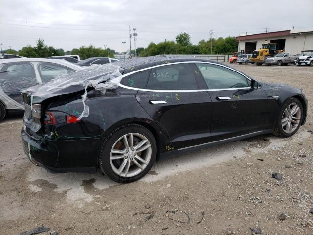 5YJSA1S23FF089809 - 2015 TESLA MODEL S 70D BLACK photo 3