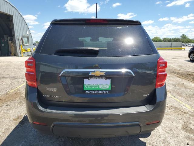 2GNFLEEK1H6350627 - 2017 CHEVROLET EQUINOX LS GRAY photo 6