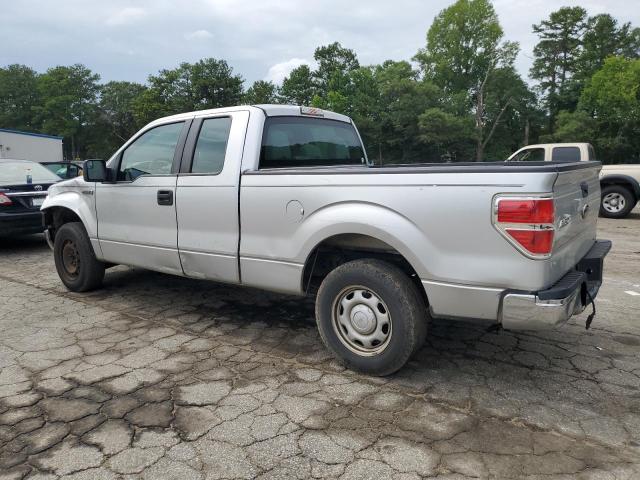 1FTEX1CM6BFB00481 - 2011 FORD F150 SUPER CAB SILVER photo 2