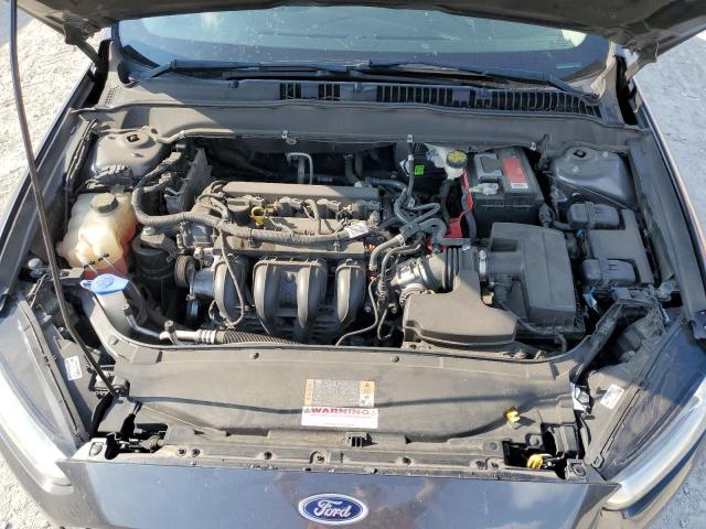 3FA6P0G77GR186449 - 2016 FORD FUSION S GRAY photo 11